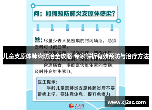 儿童支原体肺炎防治全攻略 专家解析有效预防与治疗方法